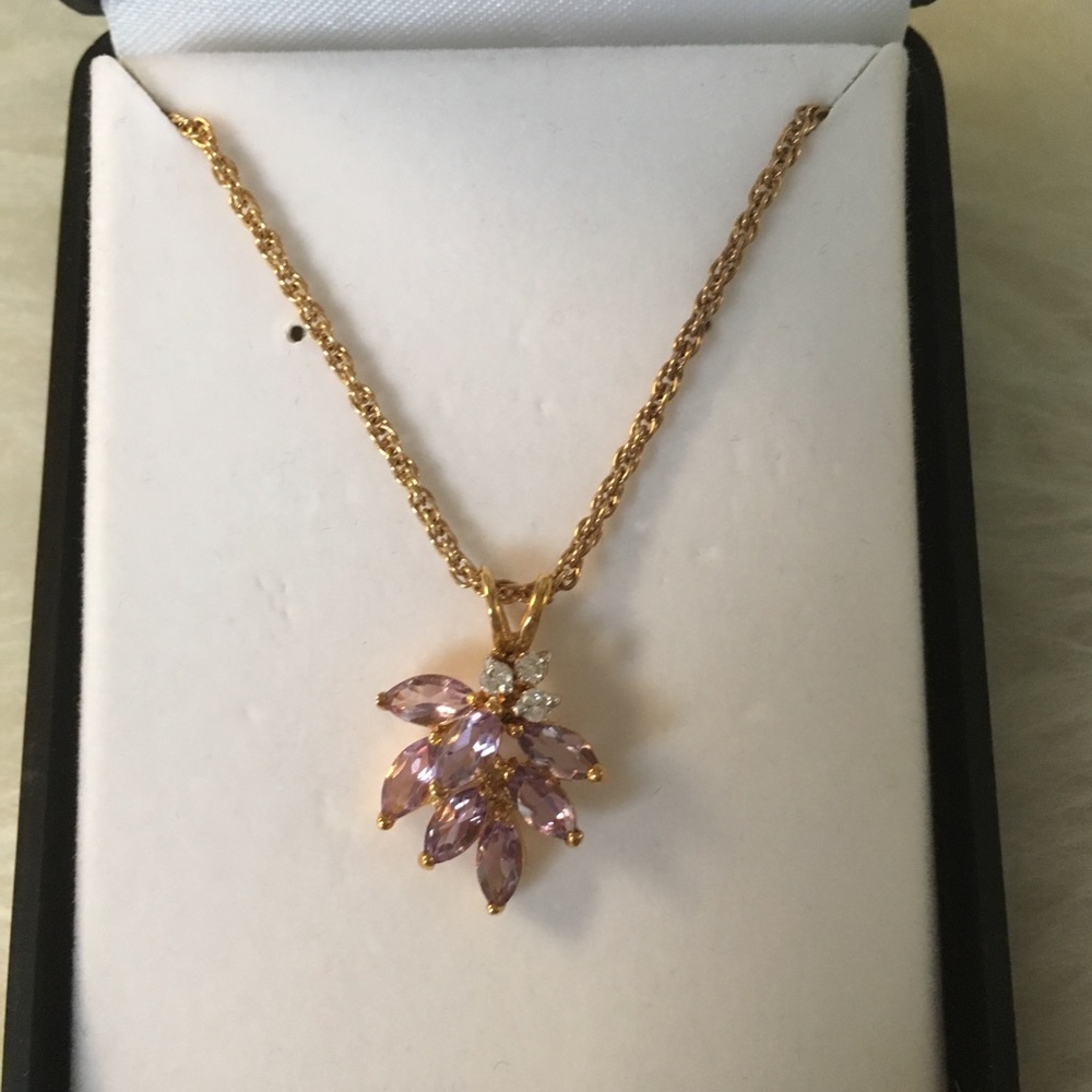 Genuine Amethyst necklace
